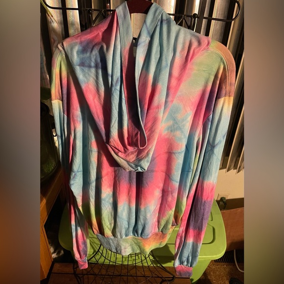 Wildfox Tye Dye “Malibu Unicorn Rainbow” Hoodie - Picture 5 of 8
